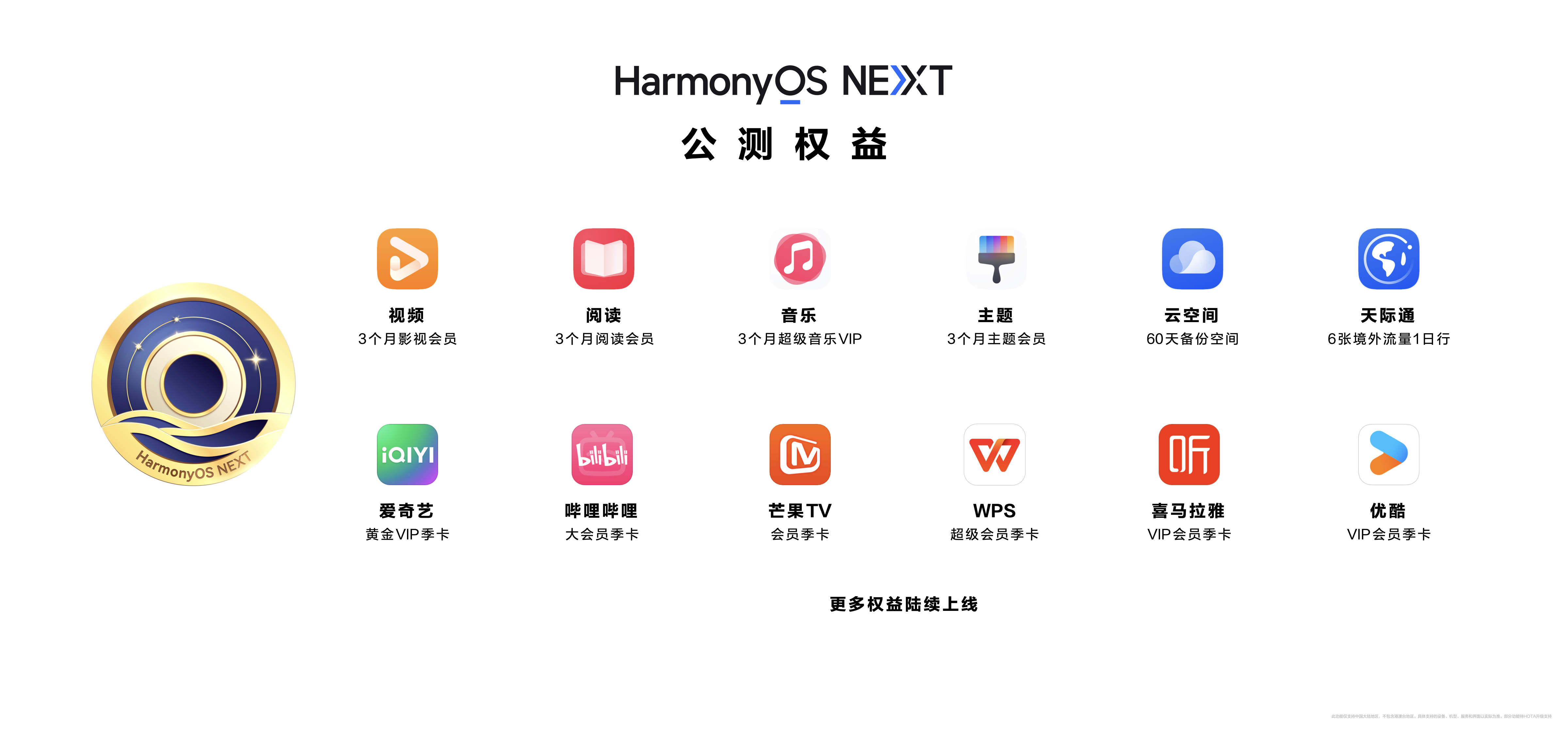 HarmonyOS NEXT公测一大波福利来袭，快领华为音乐超V会员
